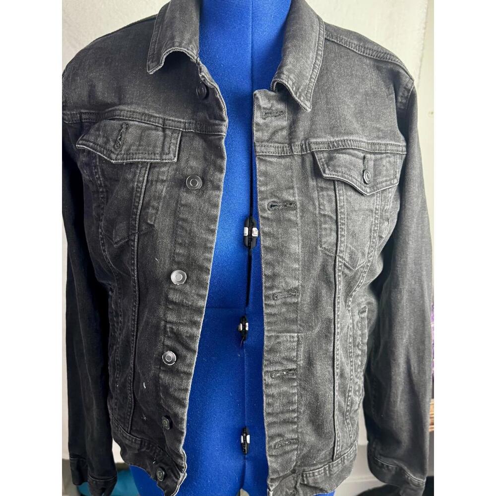 two face threads changeable patch denim grunge fe… - image 3